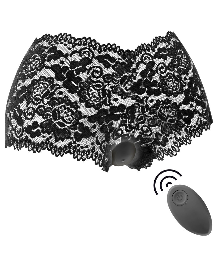 BLACK&SILVER - STIMULATEUR À TÉLÉCOMMANDE ZARA AVEC CULOTTE GRATUITE