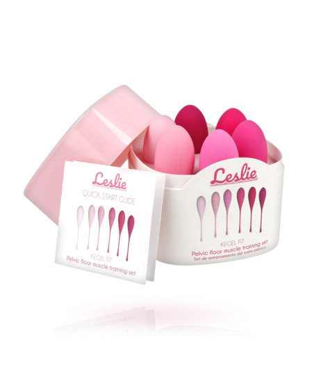 LESLIE - KEGEL FIT ENTREGADOR SUELO PELVICO 6 PESOS