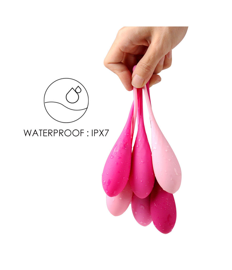 LESLIE - SET PER ALLENAMENTO MUSCOLI PELVICI  KEGEL FIT 6 PEZZI