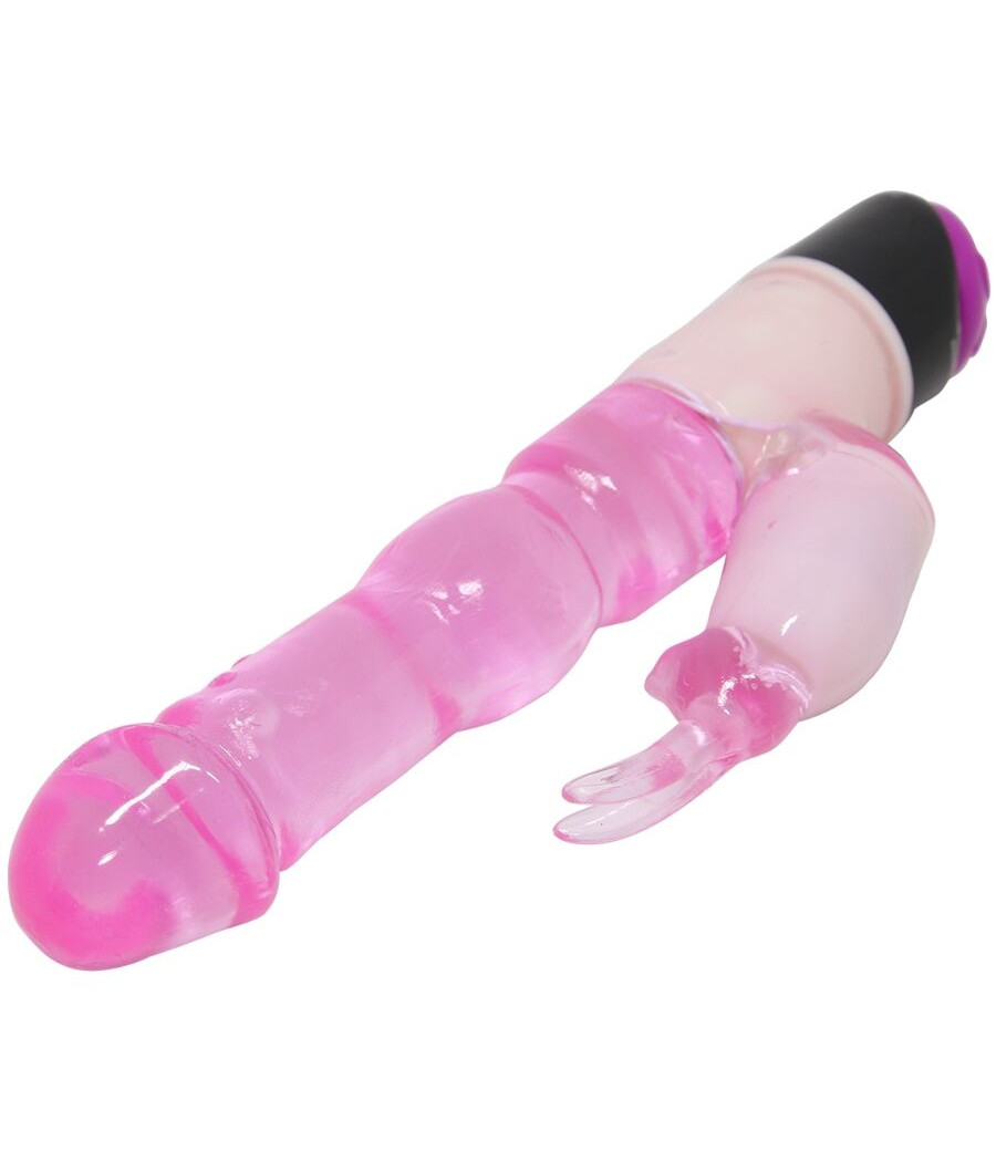 BAILE - WAVES OF PLEASURE FANTASY VIBRADOR CON RABBIT 23 CM