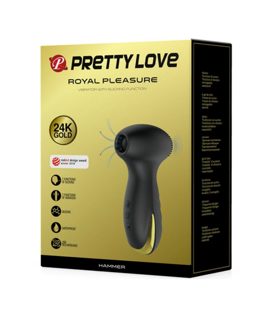 PRETTY LOVE - MARTEAU INTELLIGENT À VIBRATION ET ASPIRATION