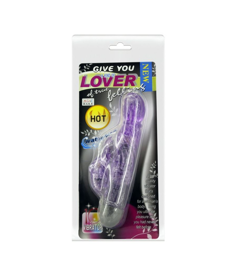 BAILE - GIVE YOU A KIND OF LOVER VIBRADOR CON RABBIT LILA 10 MODOS