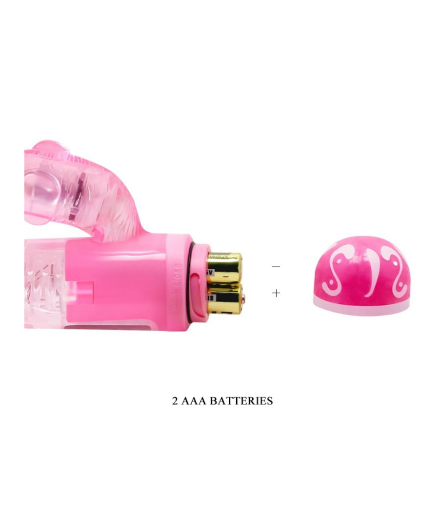 BAILE - MULTISPEED VIBRATOR WITH PINK STIMULATOR