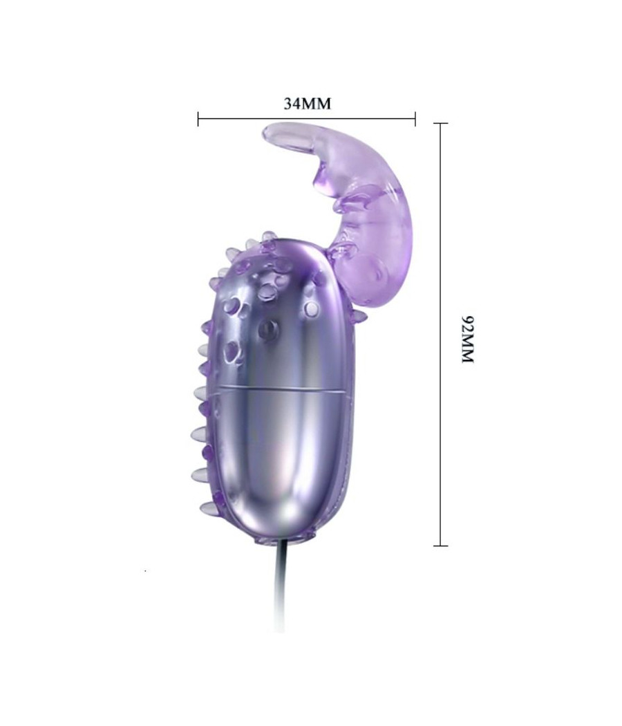 BAILE - SUPER VIBRATEUR OEUF VIBRANT AVEC STIMULATEUR