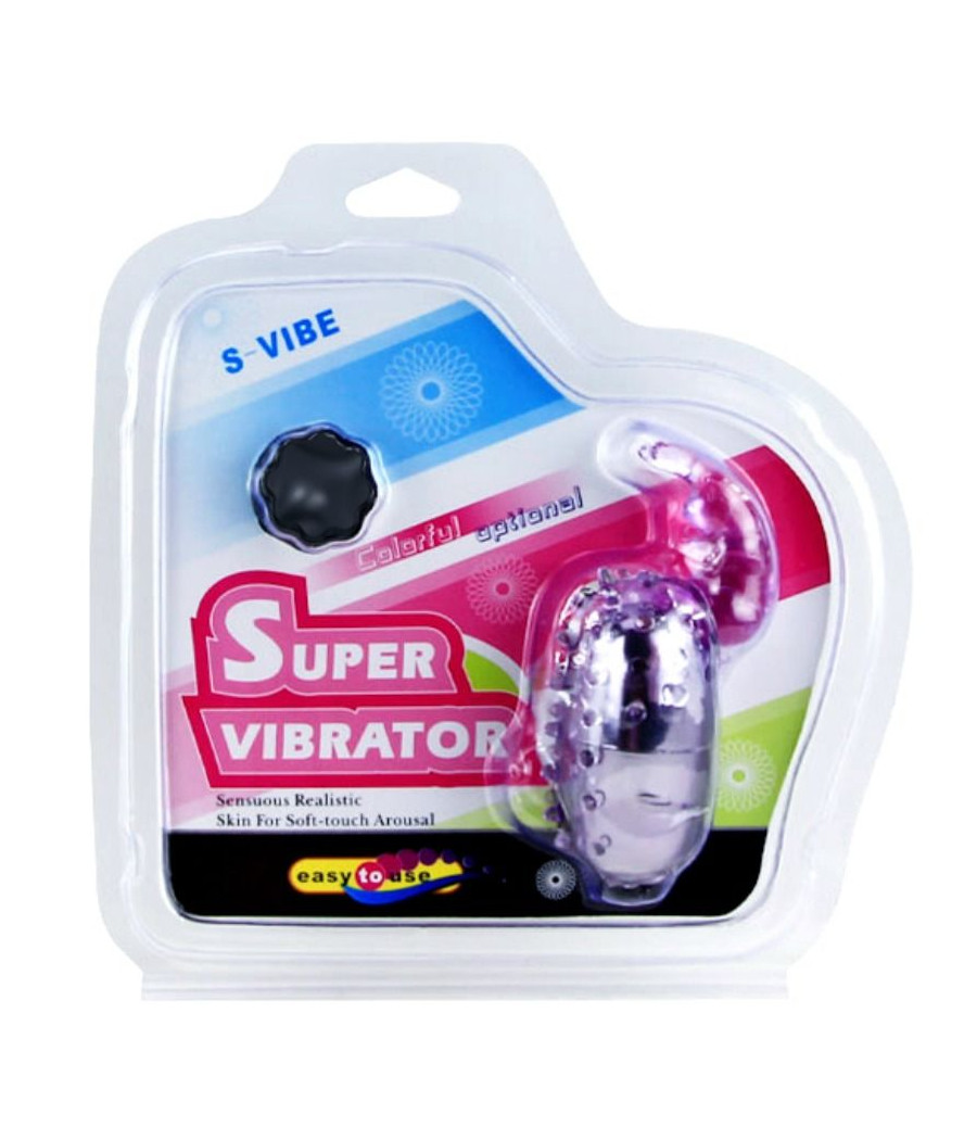 BAILE - SUPER VIBRATOR HUEVO VIBRADOR CON ESTIMULADOR