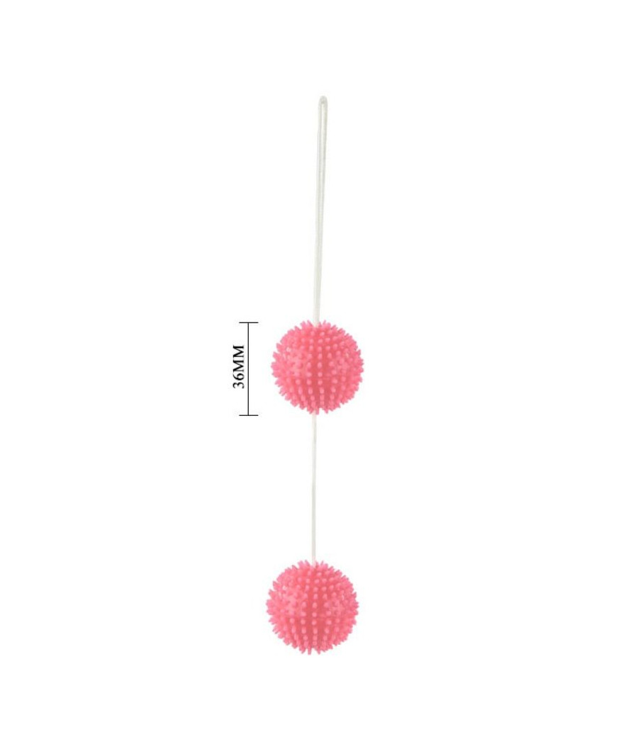 BAILE - A DEEPLY PLEASURE BOLAS TEXTURADAS ROSA 3.6 CM