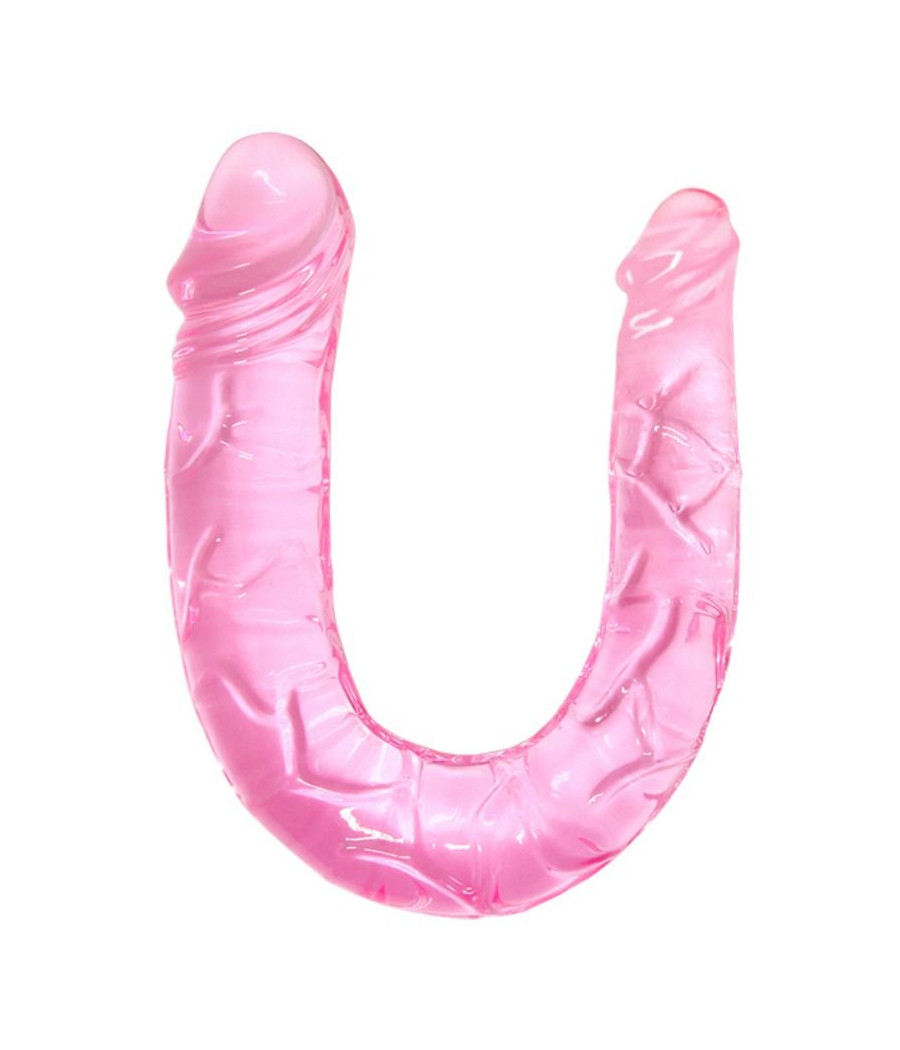 BAILE - DOUBLE DONG DILDO DOBLE ROSA