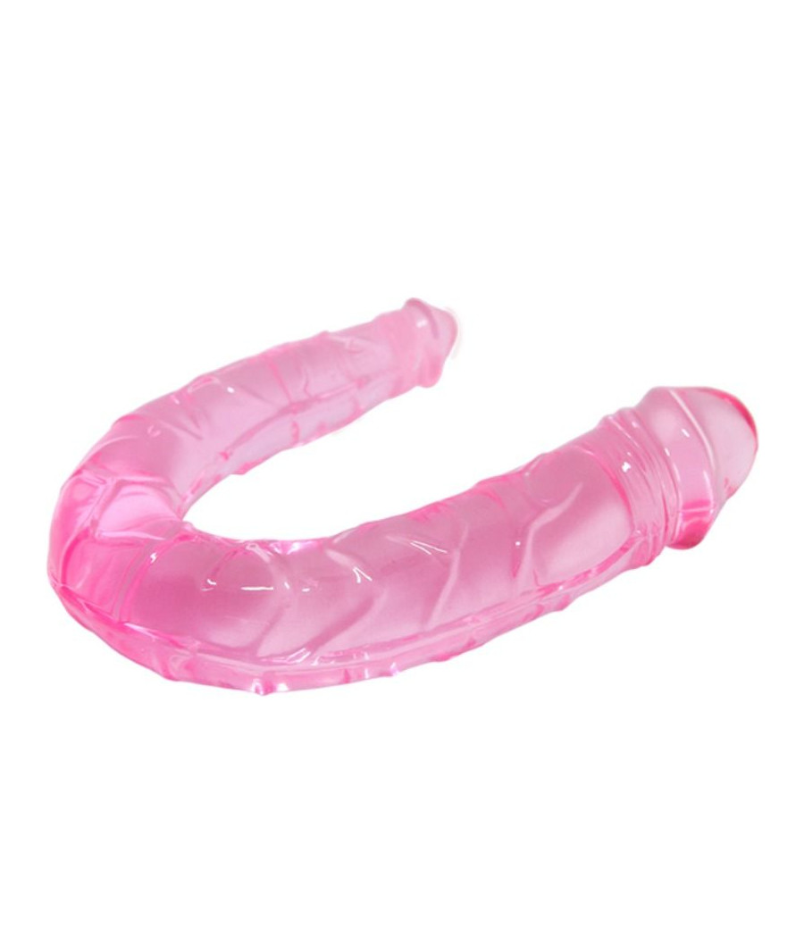 BAILE - DOUBLE DONG DILDO DOBLE ROSA