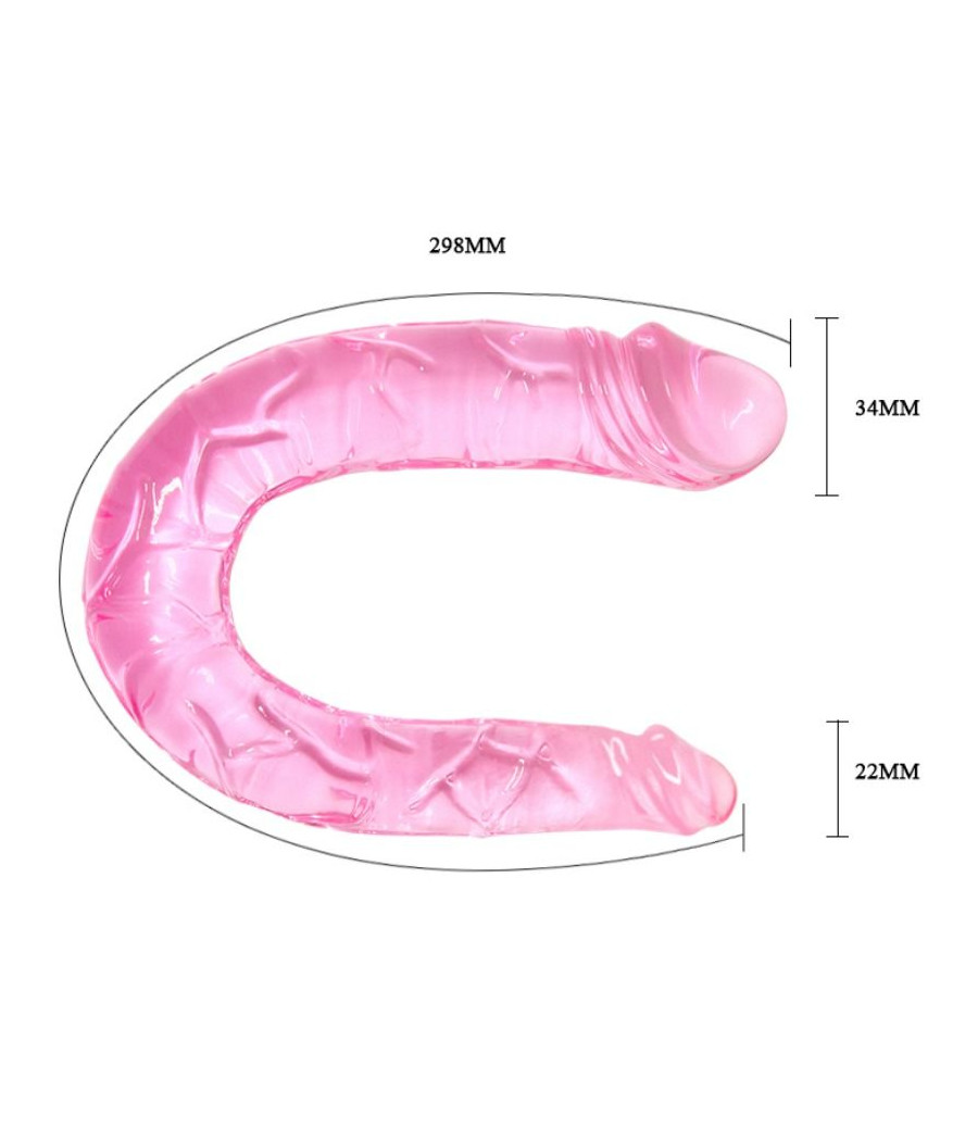 BAILE - DOUBLE DONG DOUBLE PINK DILDO