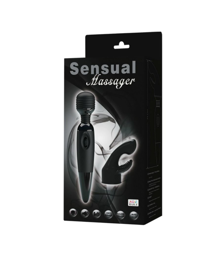 BAILE - SENSUAL MASAJEADOR CON CABEZAL INTERCAMBIABLE