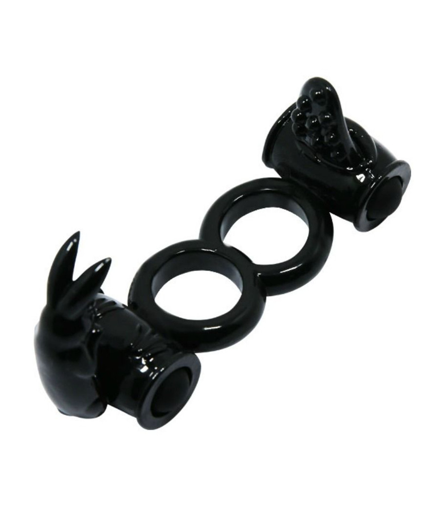 BAILE - SWEET RING ANILLO DOBLE CON RABBIT DOBLE