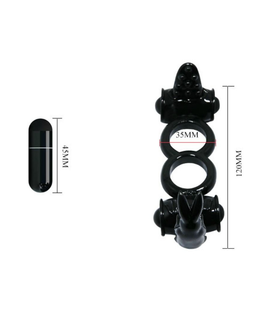 BAILE - ANELLO SWEET ANELLO DOPPIO CON DOPPIO CONIGLIO