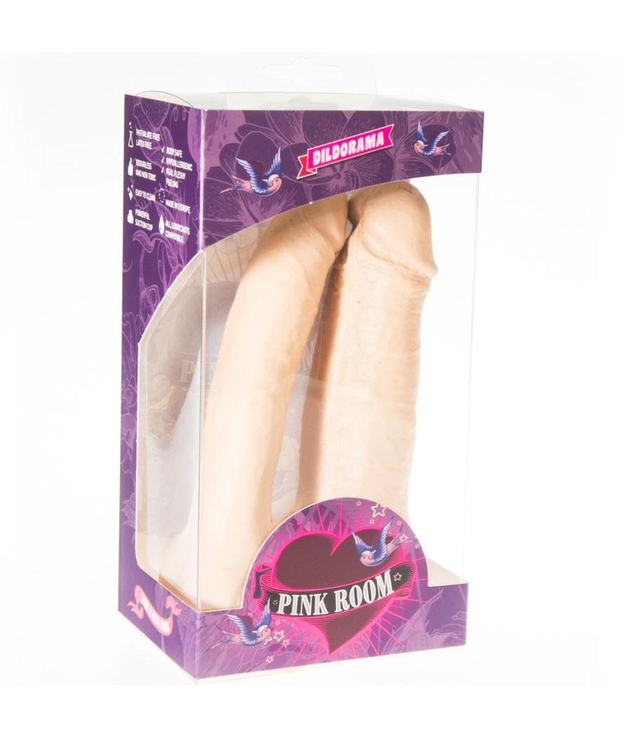 PINK ROOM - ARTHUS REALISTISCHER DOPPELDILDO FLEISCH 17CM/15,5CM