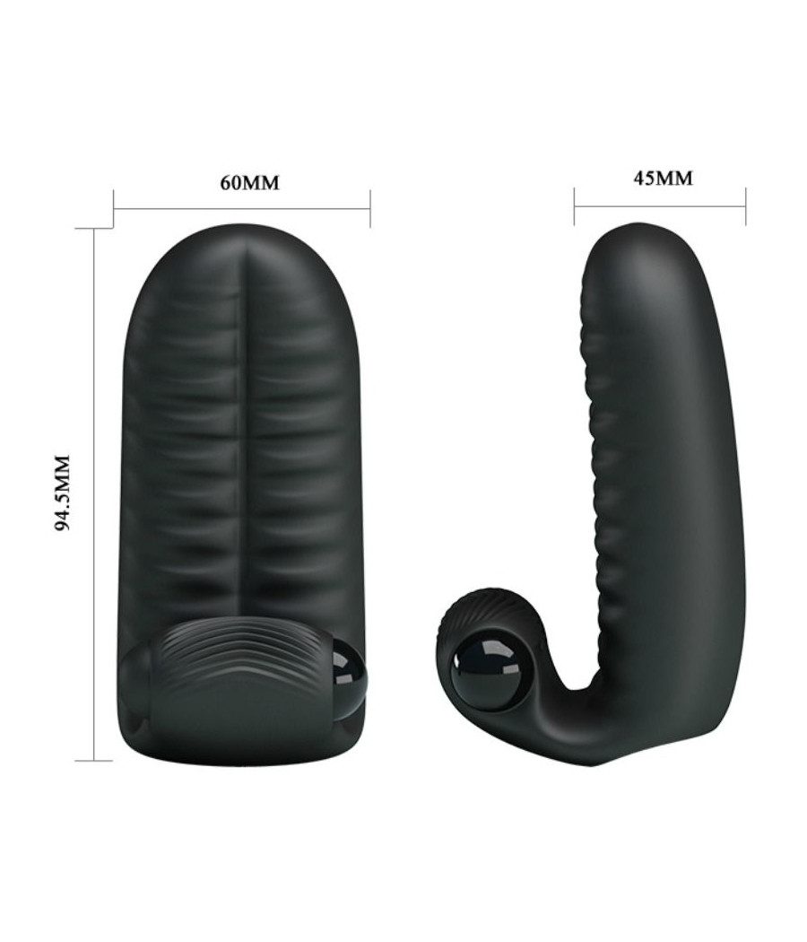 PRETTY LOVE - ABBOTT DEDAL ESTIMULADOR NEGRO