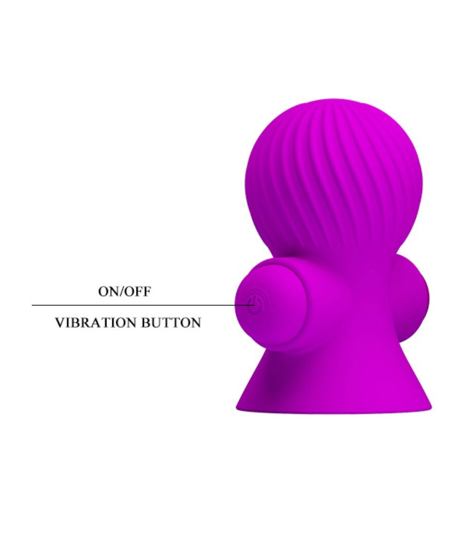 PRETTY LOVE - NIPPELSTIMULATOREN 12M LILA VIBRATION