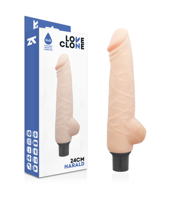 LOVECLONE - HARALD SELBSTSCHMIERENDER VIBRATOR 24 CM -O- 4 CM