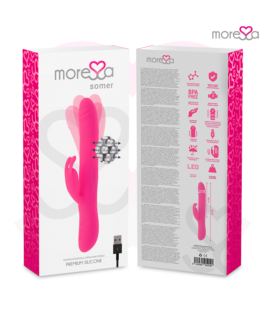 MORESSA - VIBRATORE SOMER PREMIUM A ROTAZIONE MULTIPLA