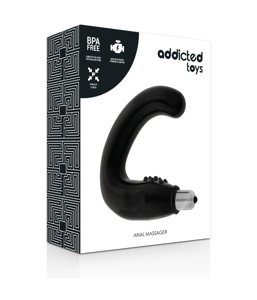 ADDICTED TOYS - MASSAGEIRO ANAL PRETO
