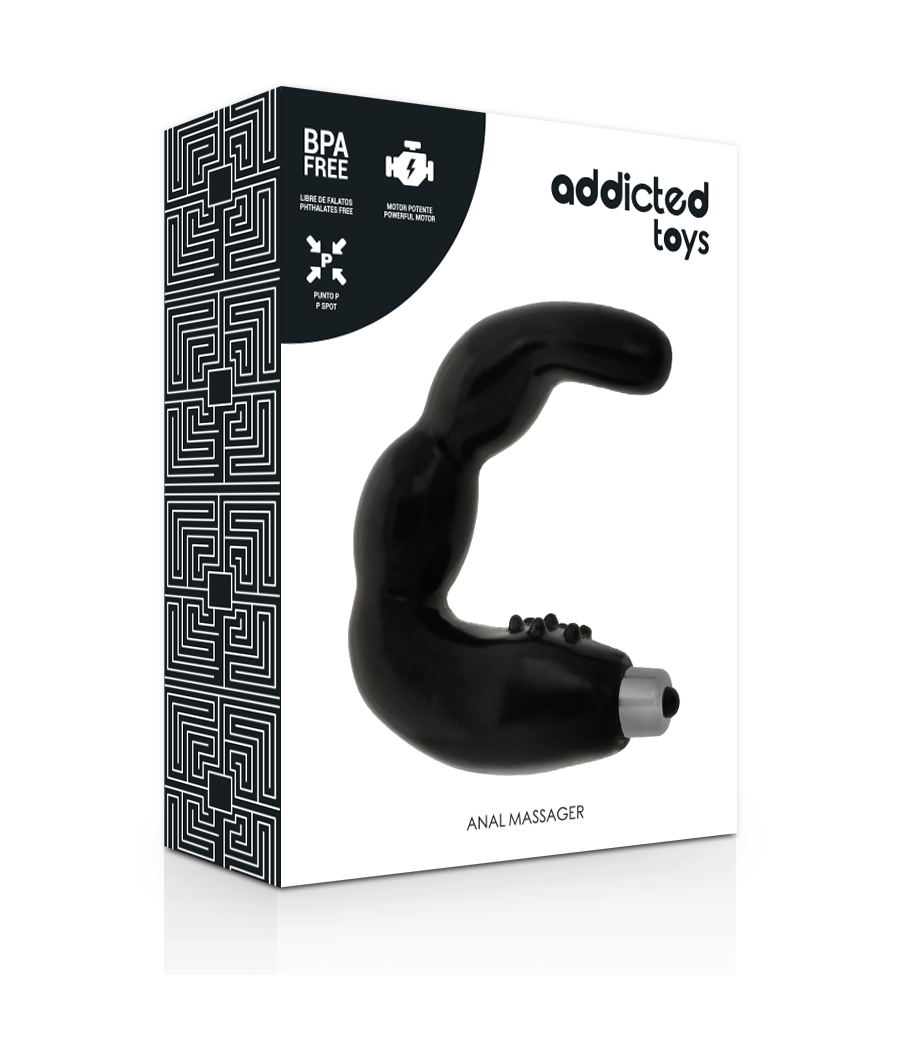 ADDICTED TOYS - VIBRAZIONE DEL MASSAGGIATORE ANALE DELLA PROSTATA