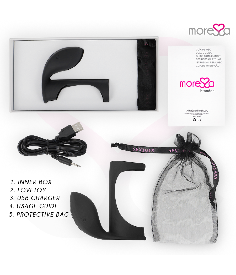 MORESSA - ANELLO VIBRATORE BRANDON CON COPERCHIO