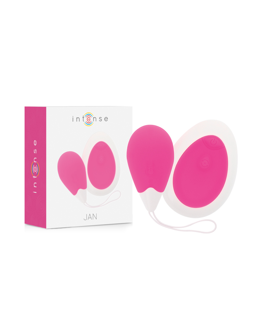 INTENSE - VIBRATEUR JAN EGG TÉLÉCOMMANDE ROSE