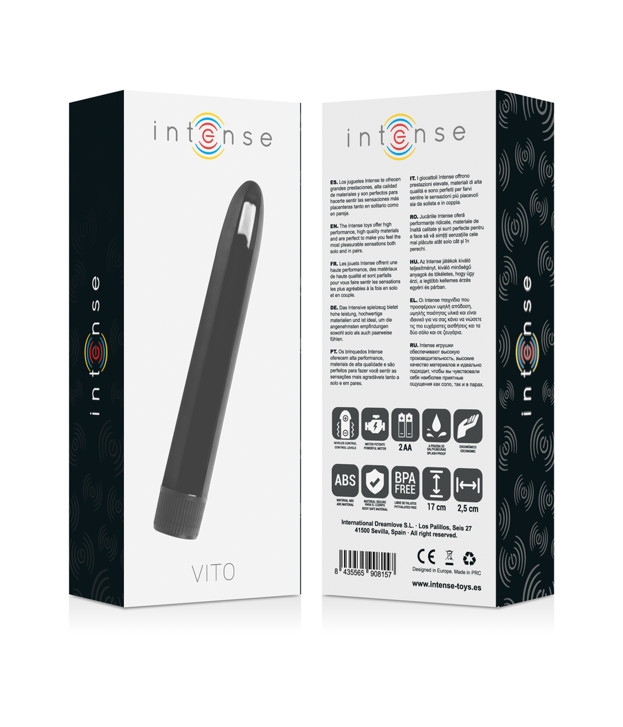 INTENSE - VITO BLACK VIBRATOR