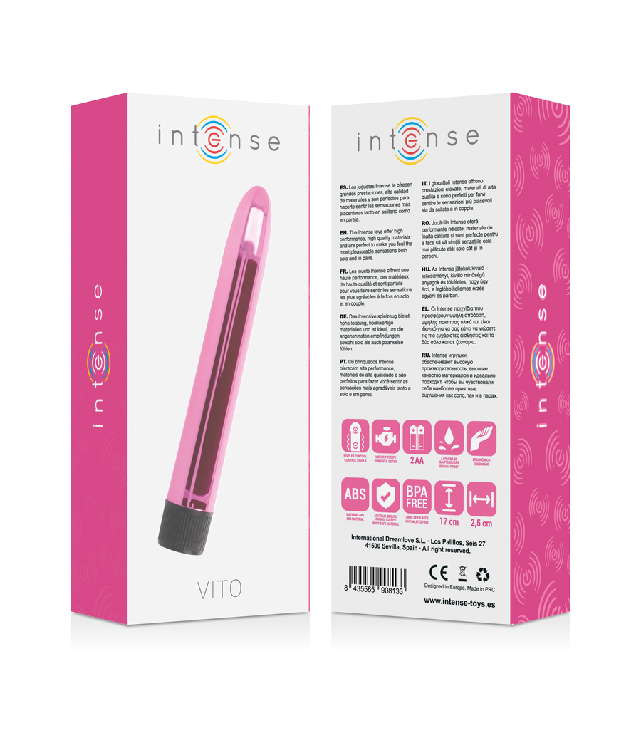 INTENSE - VIBRATEUR VITO ROSE