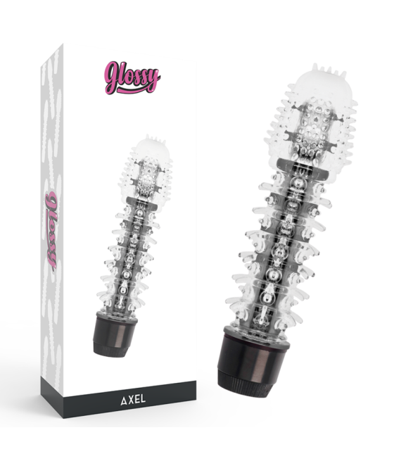GLOSSY - VIBRATORE AXEL NERO
