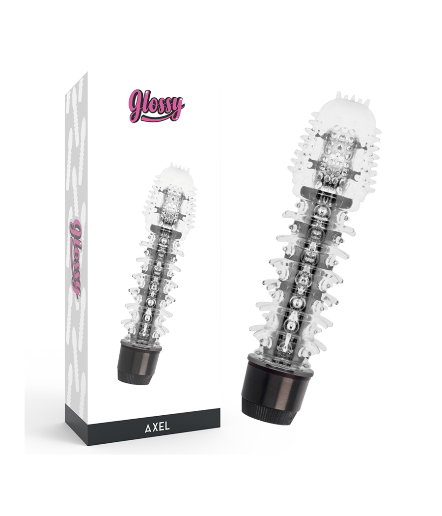 GLOSSY - VIBRATORE AXEL NERO