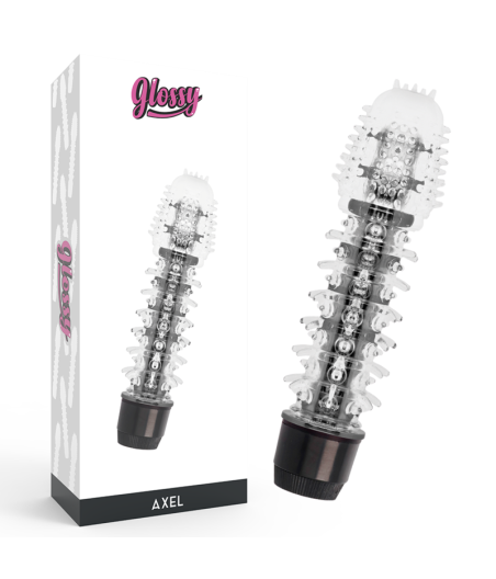 GLOSSY - VIBRATORE AXEL NERO