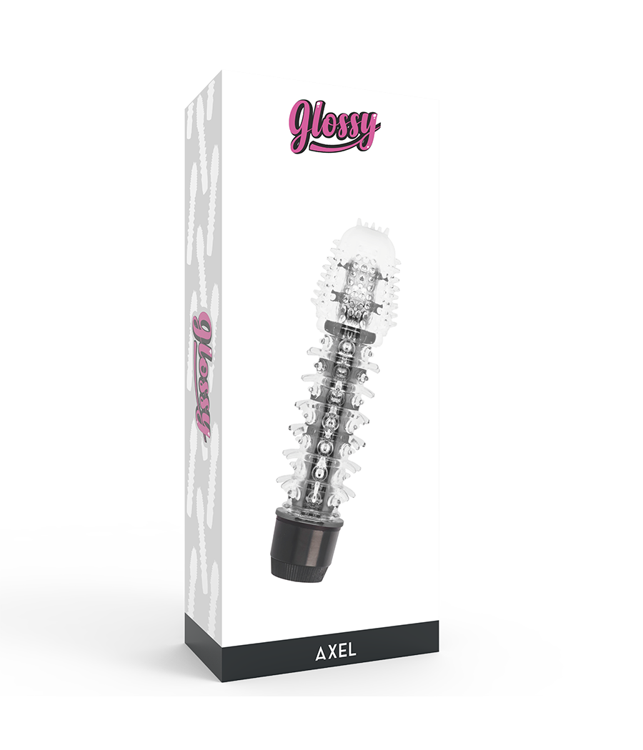 GLOSSY - VIBRATORE AXEL NERO