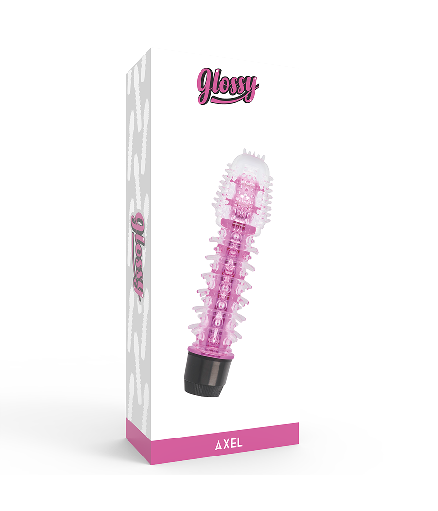 GLOSSY - AXEL VIBRATOR ROSA