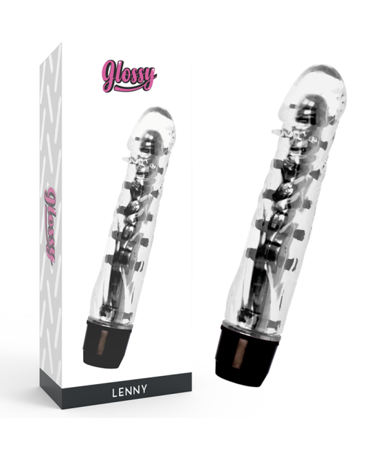 GLOSSY - LENNY VIBRATOR SCHWARZ