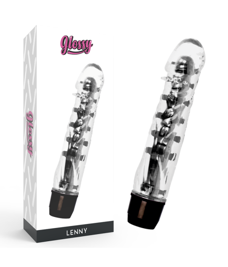 GLOSSY - LENNY VIBRATOR SCHWARZ