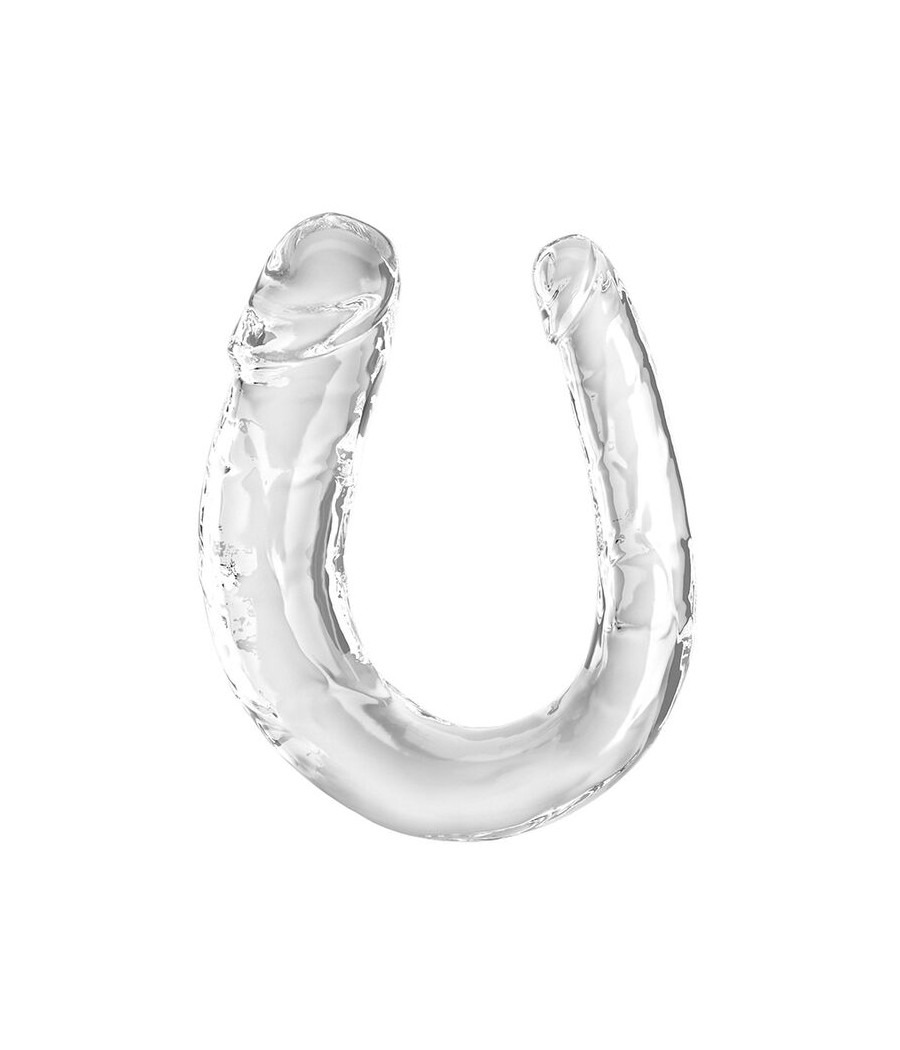 KING COCK - DOUBLE TROUBLE DILDO DOBLE 33 CM TRANSPARENTE