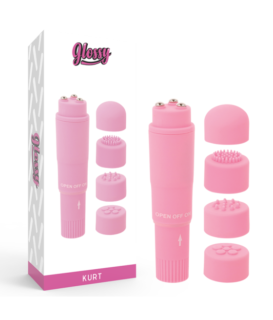 GLOSSY - KURT TASCHENMASSAGER ROSA