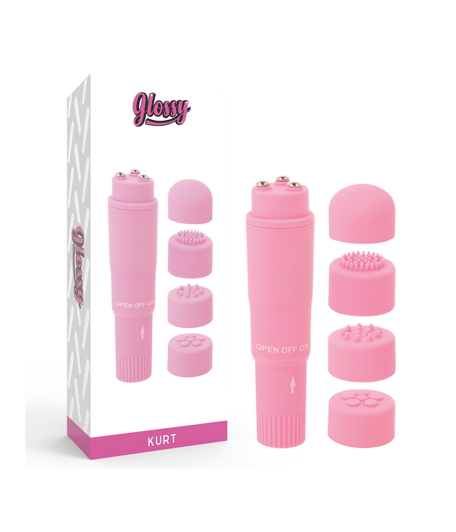 GLOSSY - KURT TASCHENMASSAGER ROSA