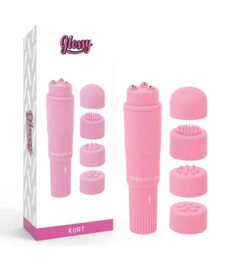 GLOSSY - KURT TASCHENMASSAGER ROSA