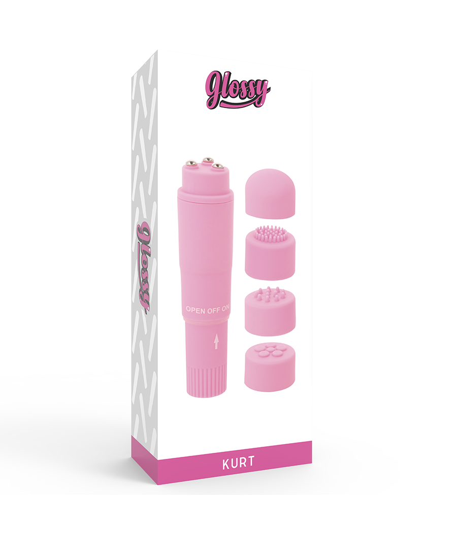 GLOSSY - POCKET  KURT MASAJEADOR ROSA