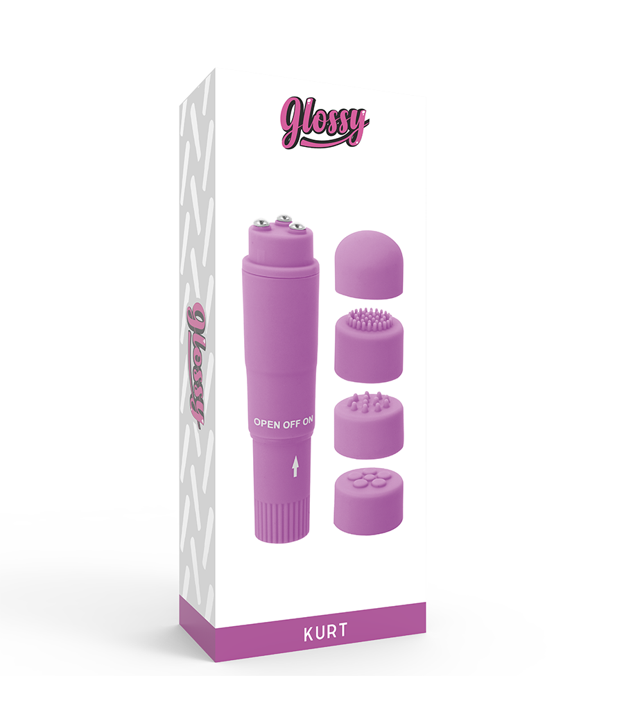GLOSSY - MASSEUR DE POCHE KURT VIOLET