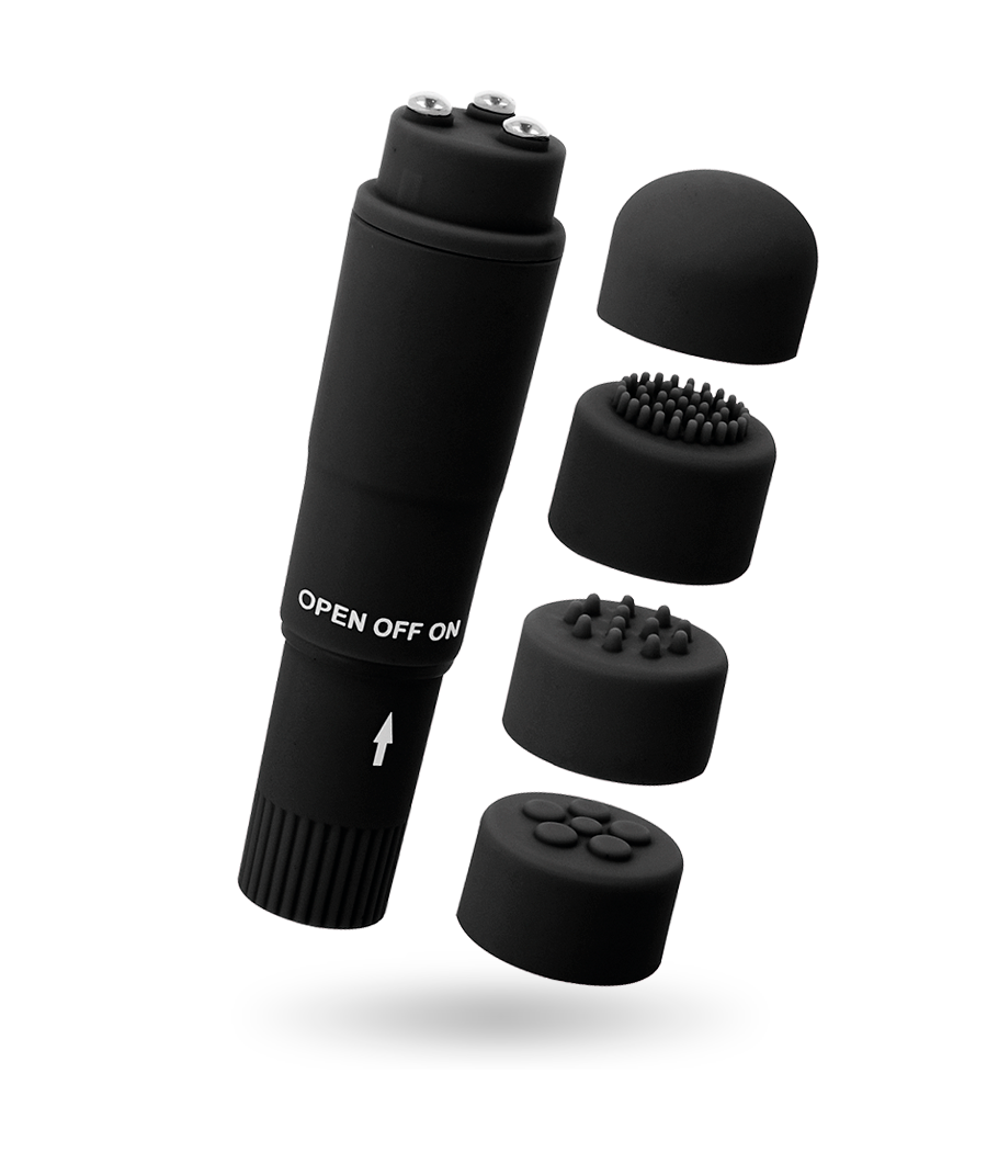 GLOSSY - KURT POCKET MASSAGER BLACK