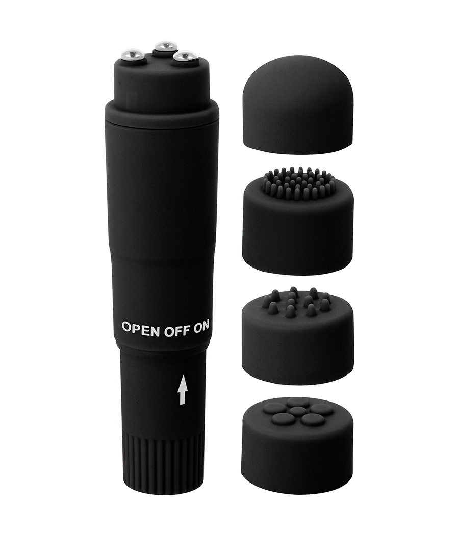GLOSSY - MASSAGER DE BOLSO KURT PRETO
