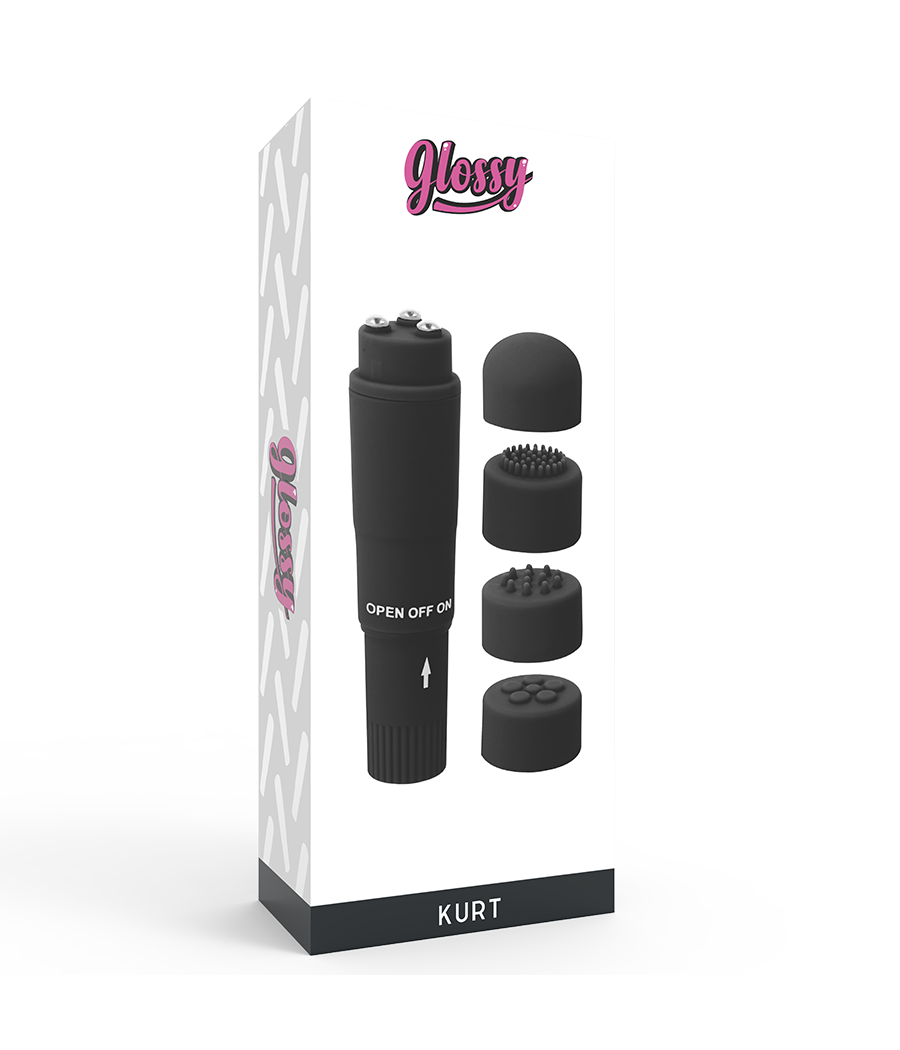 GLOSSY - MASSEUR DE POCHE KURT NOIR
