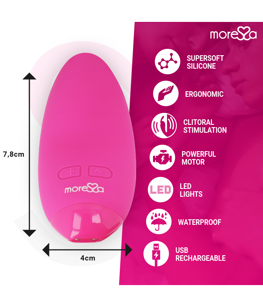 MORESSA - VIBRADOR BLOSSOM ROSA