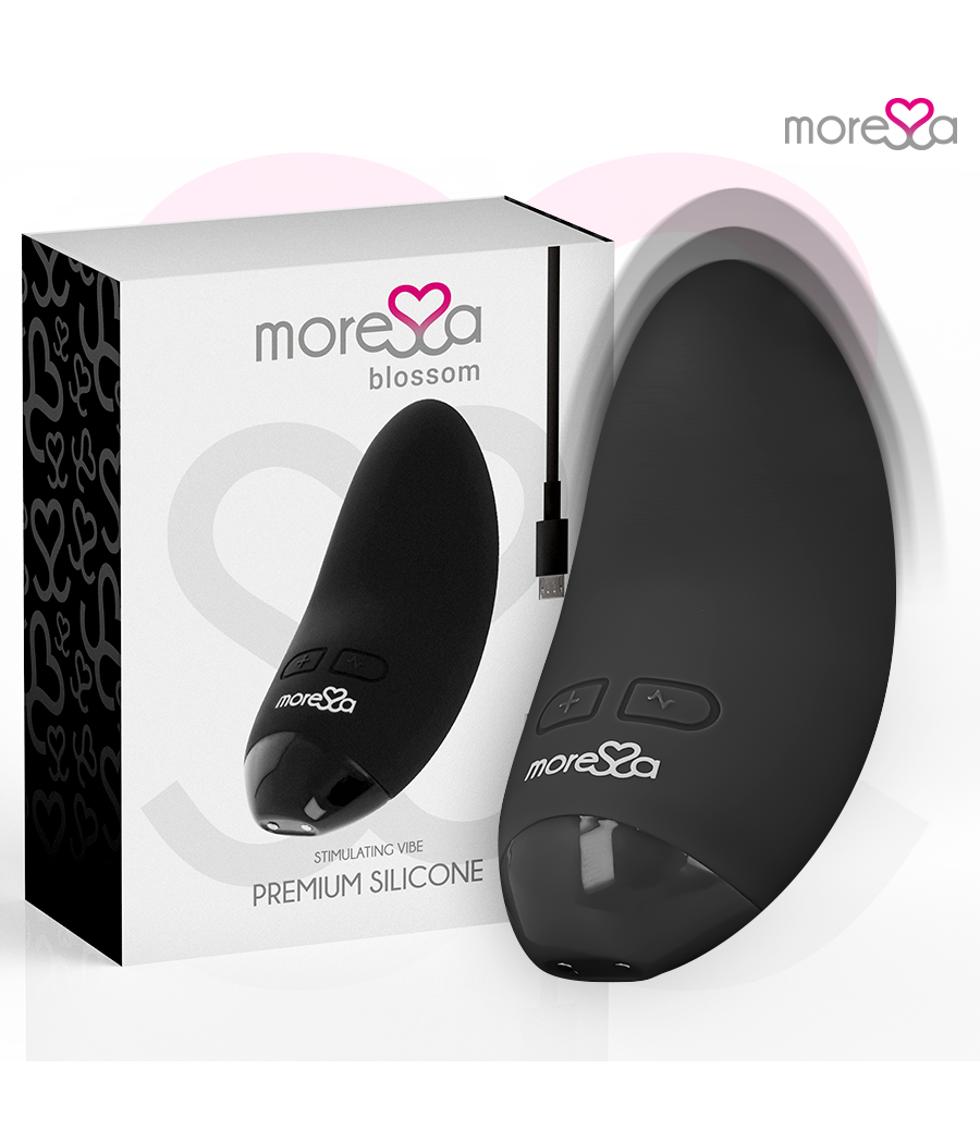 MORESSA - VIBRATORE BLOSSOM NERO