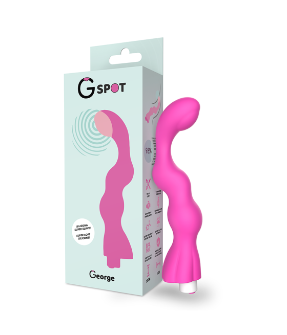 G-SPOT - GEORGE G-SPOT VIBRATOR GUM PINK