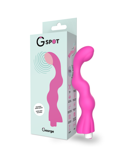 G-SPOT - GEORGE VIBRATORE GUM ROSA