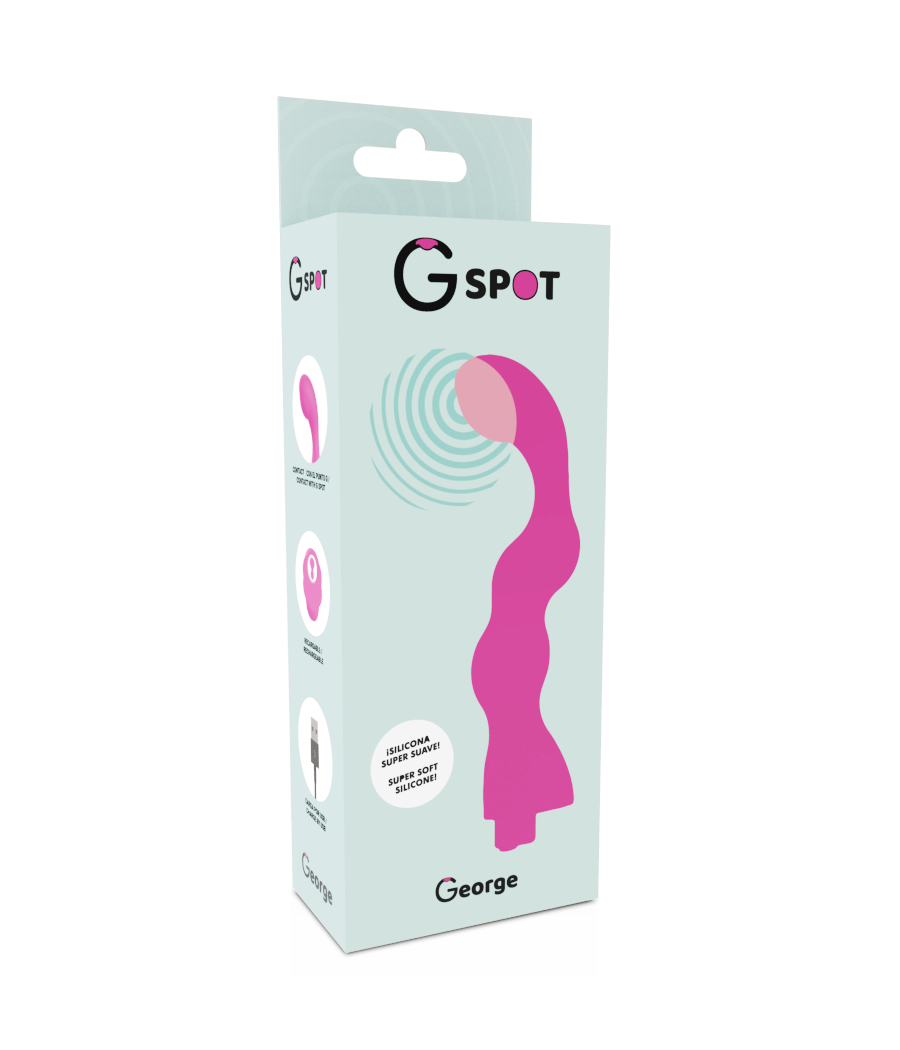 G-SPOT - GEORGE G-SPOT VIBRATEUR GOMME ROSE
