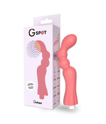 G-SPOT - GOHAN VIBRADOR PUNTO G LIGHT RED