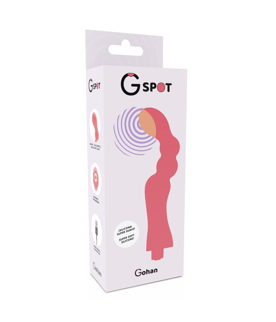 G-SPOT - GOHAN VIBRADOR PUNTO G LIGHT RED